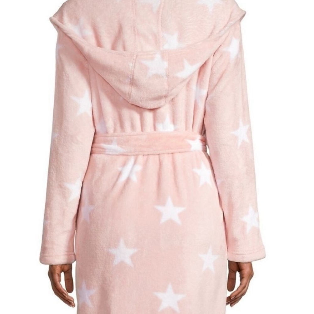 UGG Miranda XL Robe Pink Star Print Cozy Luxurious Preppy - Picture 2 of 12